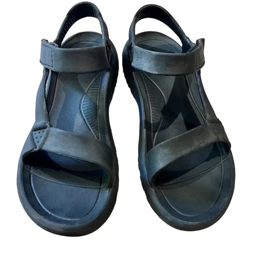 Teva Hurricane Drift Sandals Black Unisex Size 11W/9M‎ Outdoor Casual